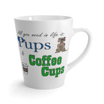 Load image into Gallery viewer, Pups &amp; coffee cups-Latte mug
