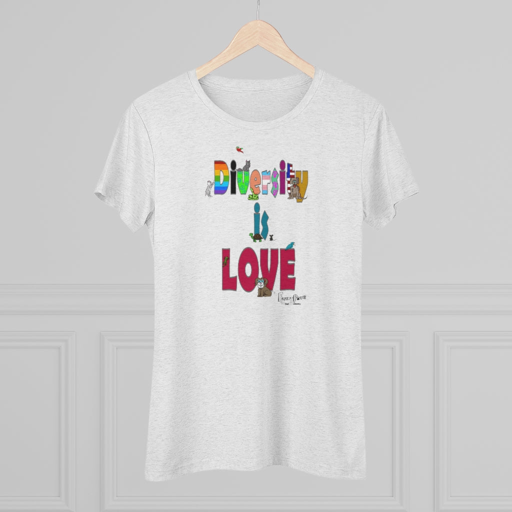 Diversity is Love-Women's Triblend Tee