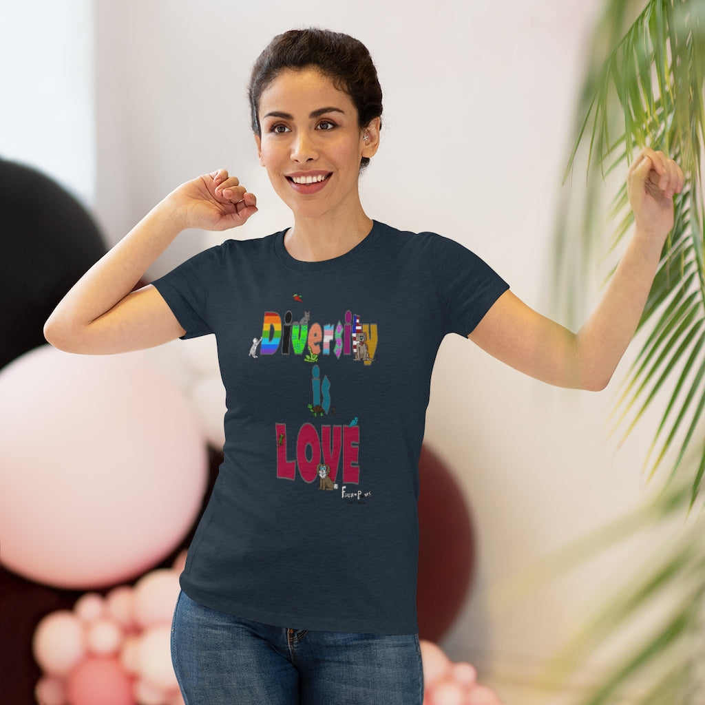 Diversity is Love-Women's Triblend Tee