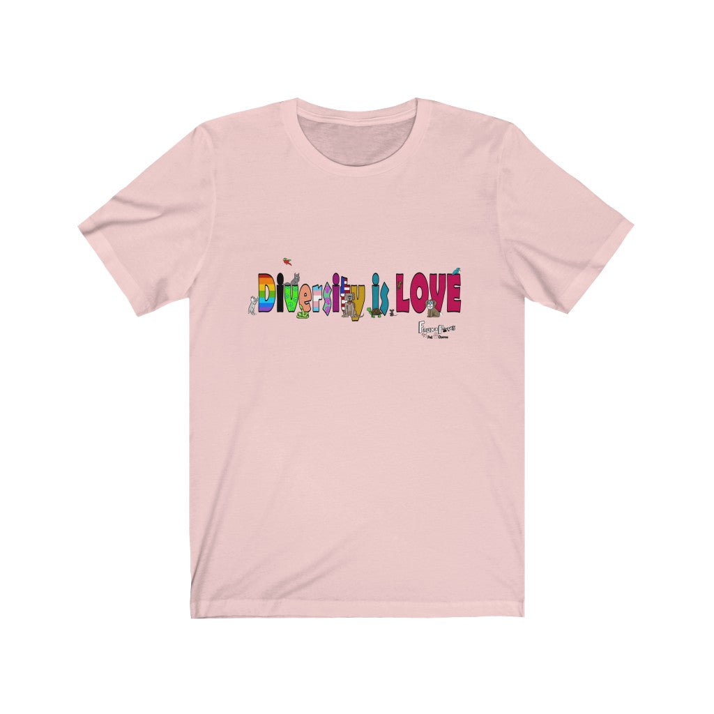 Diversity is love-Unisex Jersey Short Sleeve Tee