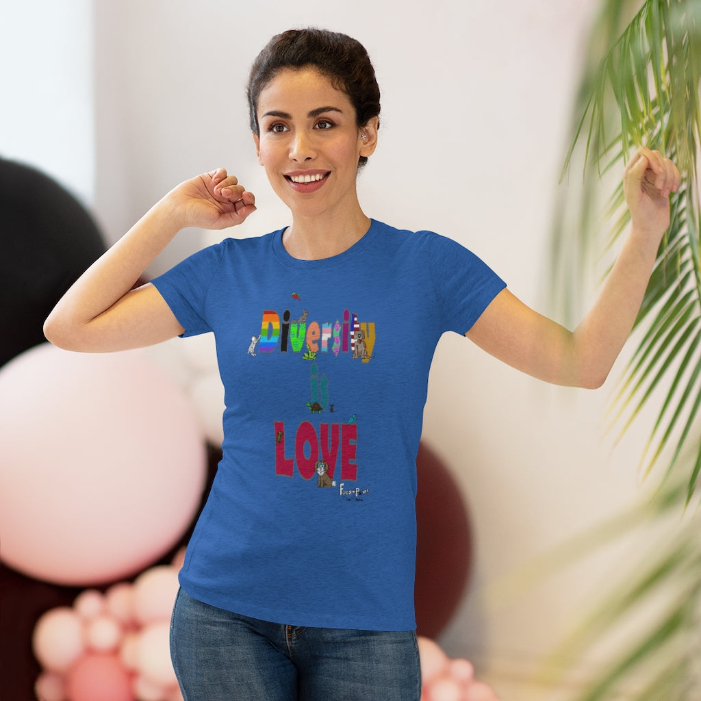 Diversity is Love-Women's Triblend Tee