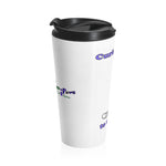 Load image into Gallery viewer, Curiosity Cat-Stainless Steel Travel Mug
