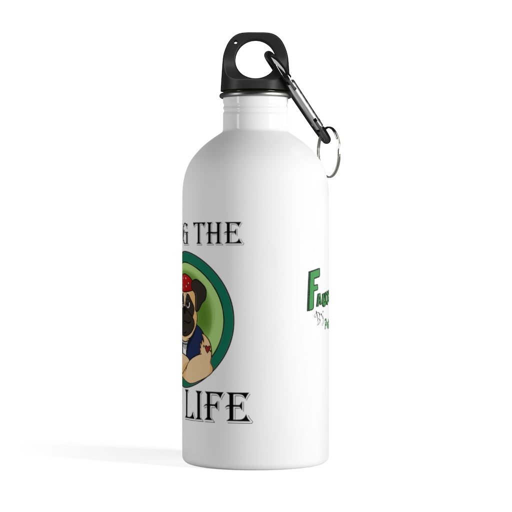 Pug Life-Stainless Steel Water Bottle