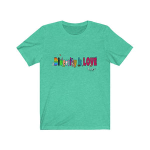 Diversity is love-Unisex Jersey Short Sleeve Tee