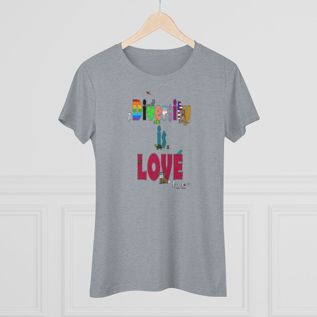 Diversity is Love-Women's Triblend Tee