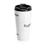 Load image into Gallery viewer, Curiosity Cat-Stainless Steel Travel Mug
