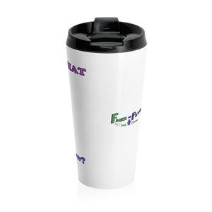 Curiosity Cat-Stainless Steel Travel Mug