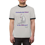 Load image into Gallery viewer, Curiosity Cat-Unisex Ringer Tee
