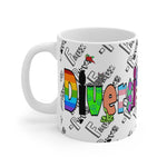 Load image into Gallery viewer, Diversity is love-11oz Ceramic Mug
