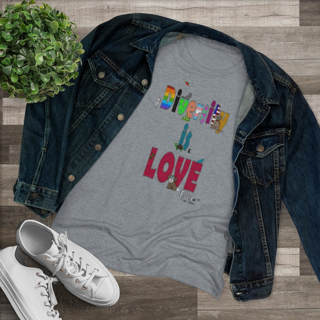 Diversity is Love-Women's Triblend Tee