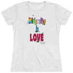 Load image into Gallery viewer, Diversity is Love-Women&#39;s Triblend Tee
