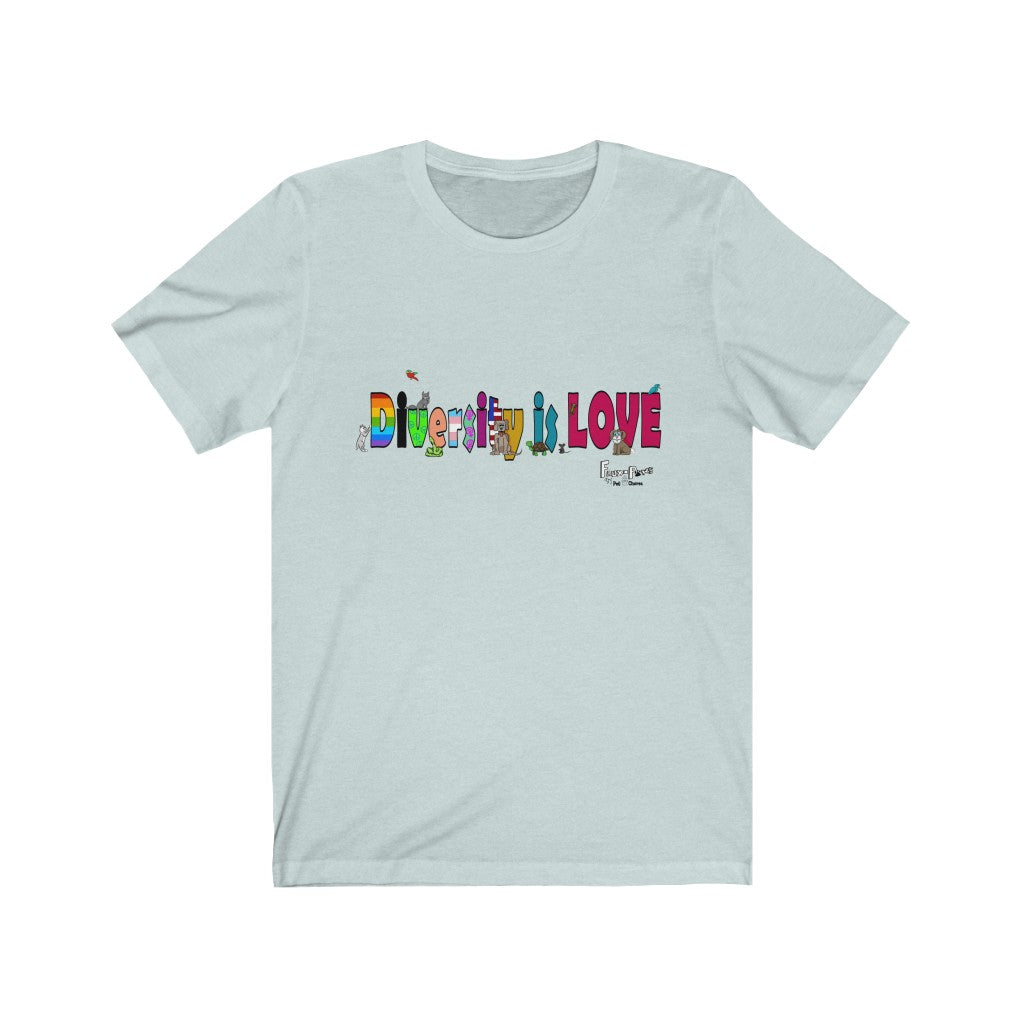 Diversity is love-Unisex Jersey Short Sleeve Tee