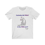 Load image into Gallery viewer, Curiosity Cat-Unisex Jersey Short Sleeve Tee
