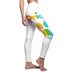 Load image into Gallery viewer, Pride-Women&#39;s Cut &amp; Sew Casual Leggings-White
